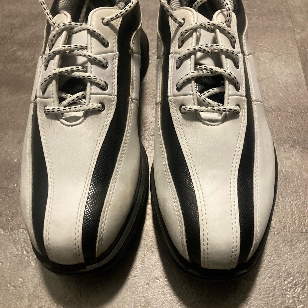 Men's Black and White Etonic Golf  Shoes